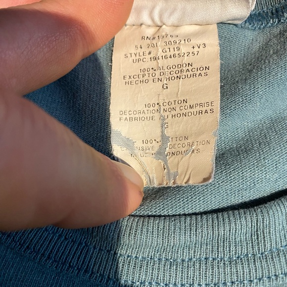 Champion Olive Green‎ early 2000’s short sleeve reverse weave logo T-Shirt L - Picture 5 of 8